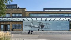 Centennial College Downsview Campus Centre for Aerospace and Aviation Exterior Graphics